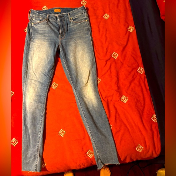 MOTHER Denim - MOTHER looker ankle light washed jeanss